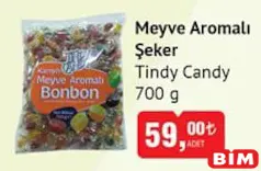 TİNDY CANDY MEYVE AROMALI ŞEKER 700 G
